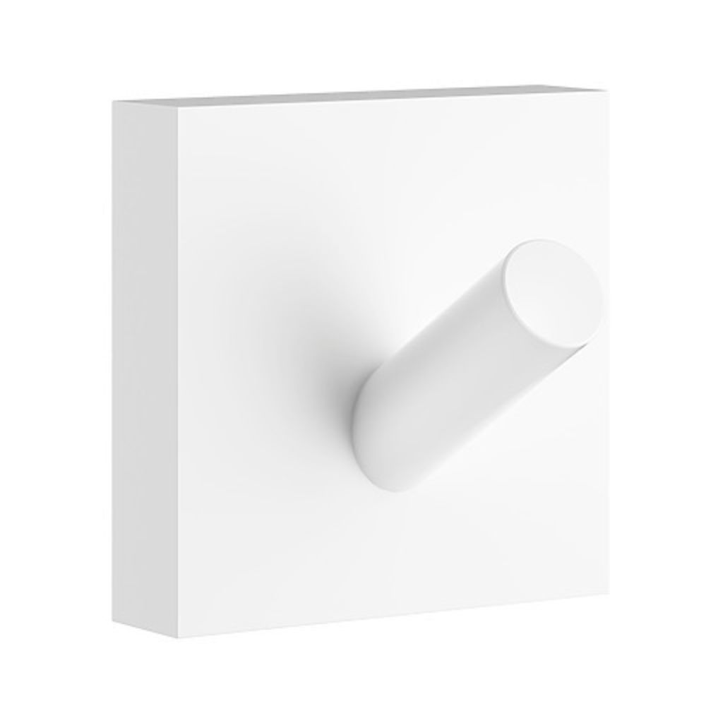 Smedbo RX355 House - Towel Hook, Matte White, 45 x 45 mm